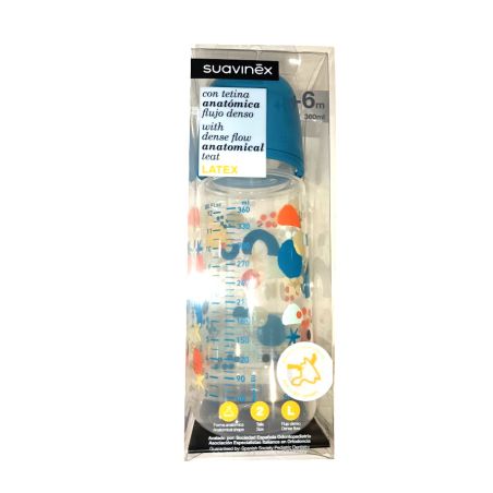 BIBERON PP BOCA ANCHA T LATEX ANATOMICA SUAVINEX