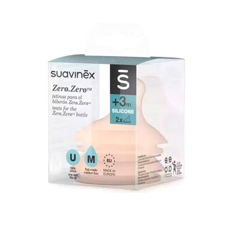 TETINA SILICONA ANTICOLICO SUAVINEX FLUJO M
